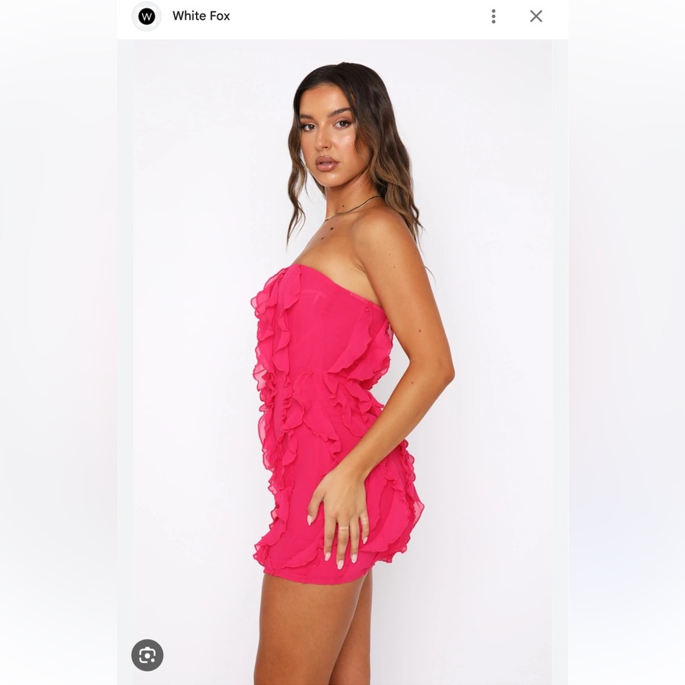 Eternal flame mini dress WHITEFOX